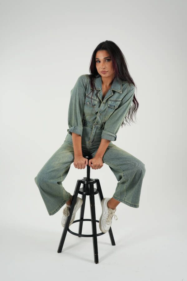 ⁦Denim Jumpsuits⁩ - الصورة ⁦4⁩